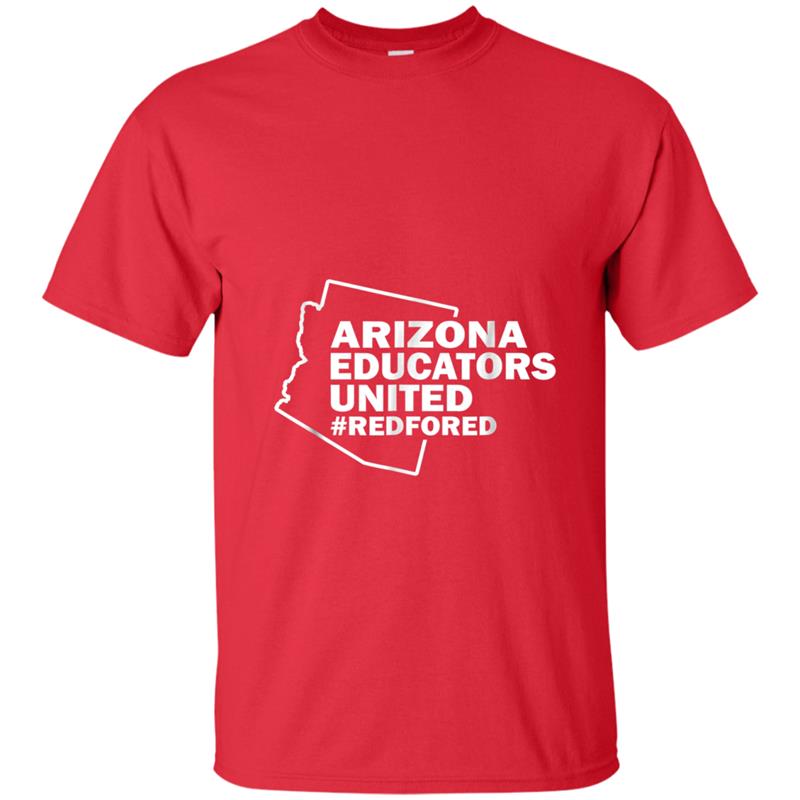 red for ed arizona educators united teachers strike T-shirt-mt