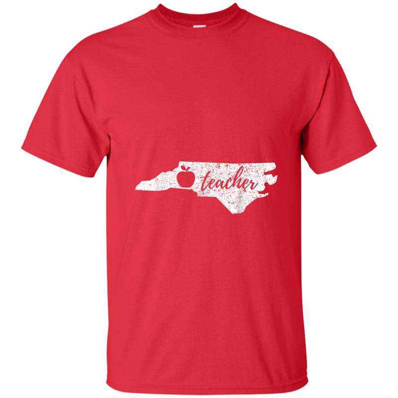 Red for Ed North Carolina Teacher Protes men women T-shirt-mt