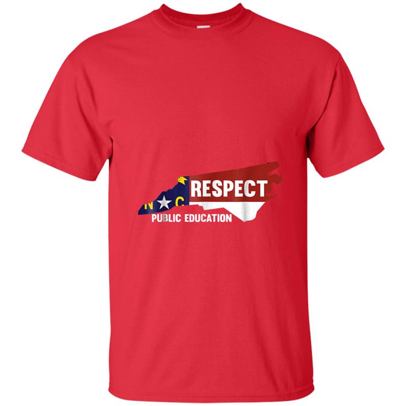 Red For Ed North Carolina  for Men and Women Teacher T-shirt-mt