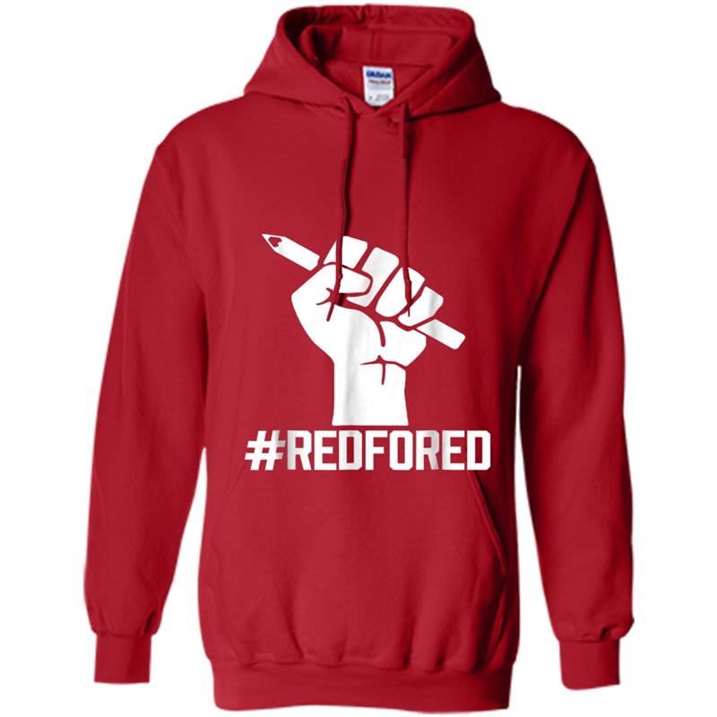 Red For Ed - Teachers Strike  - Educator Walkou Hoodie-mt