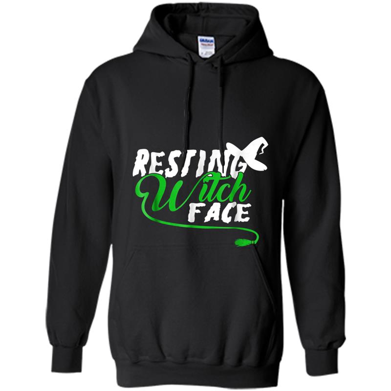 RESTING WITCH FACE  Happy Halloween Hoodie-mt