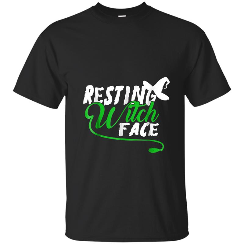 RESTING WITCH FACE  Happy Halloween T-shirt-mt