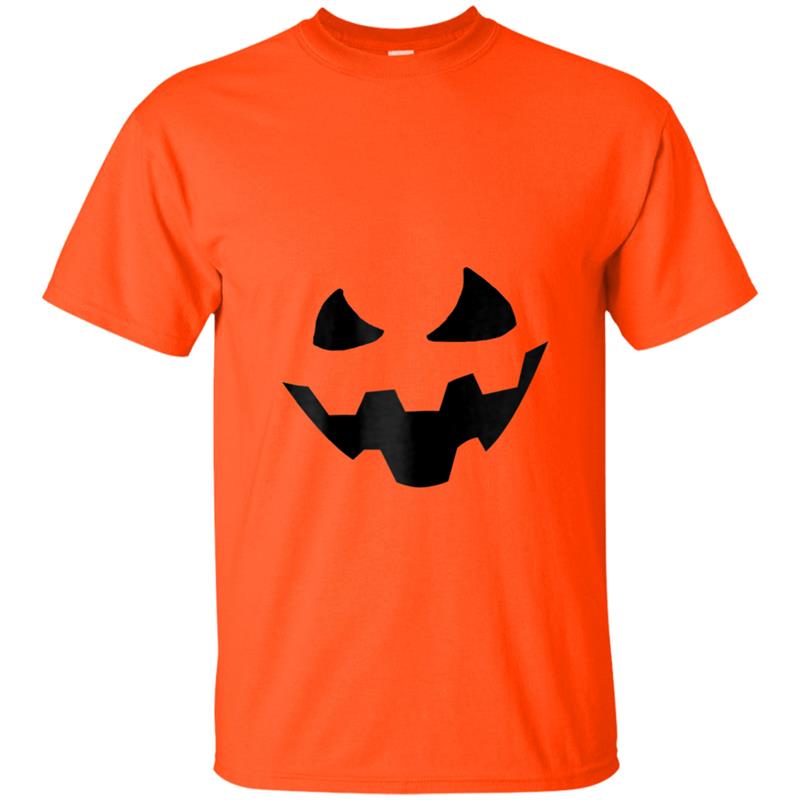 Scary Jack O Lantern  Pumpkin Ghost Easy Costume T-shirt-mt