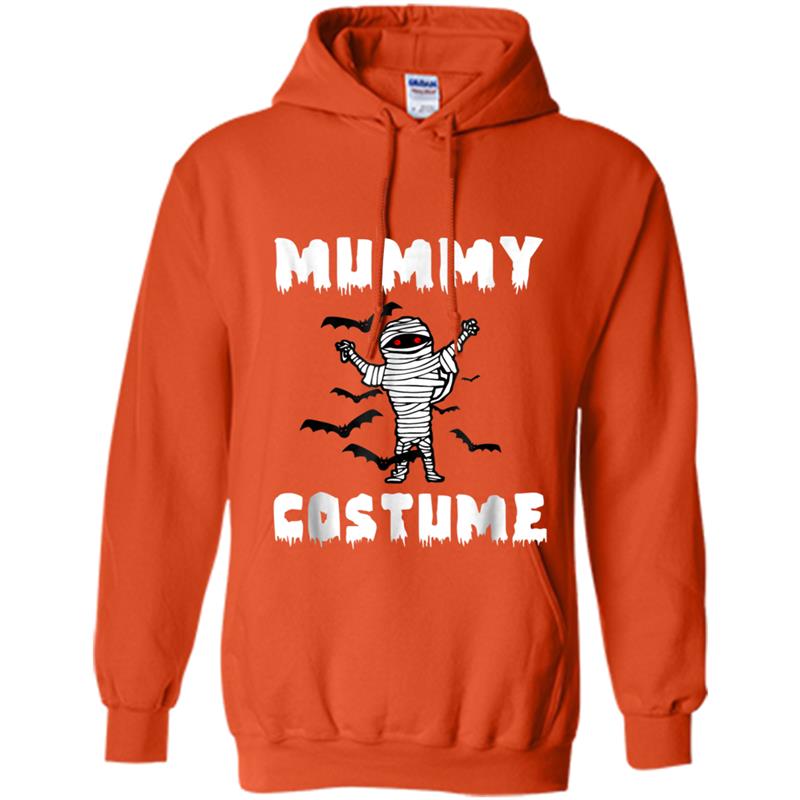 Scary Mummy Costume  Spooky Bats Hoodie-mt