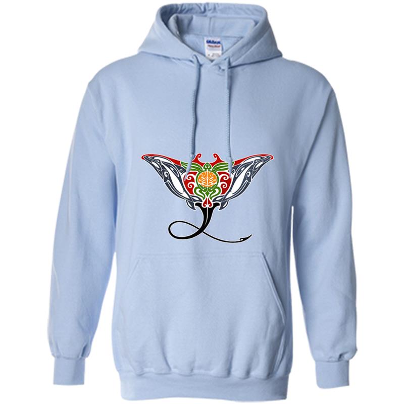 Sea Life Dolphin Turtle Manta Ray Premium Hoodie-mt