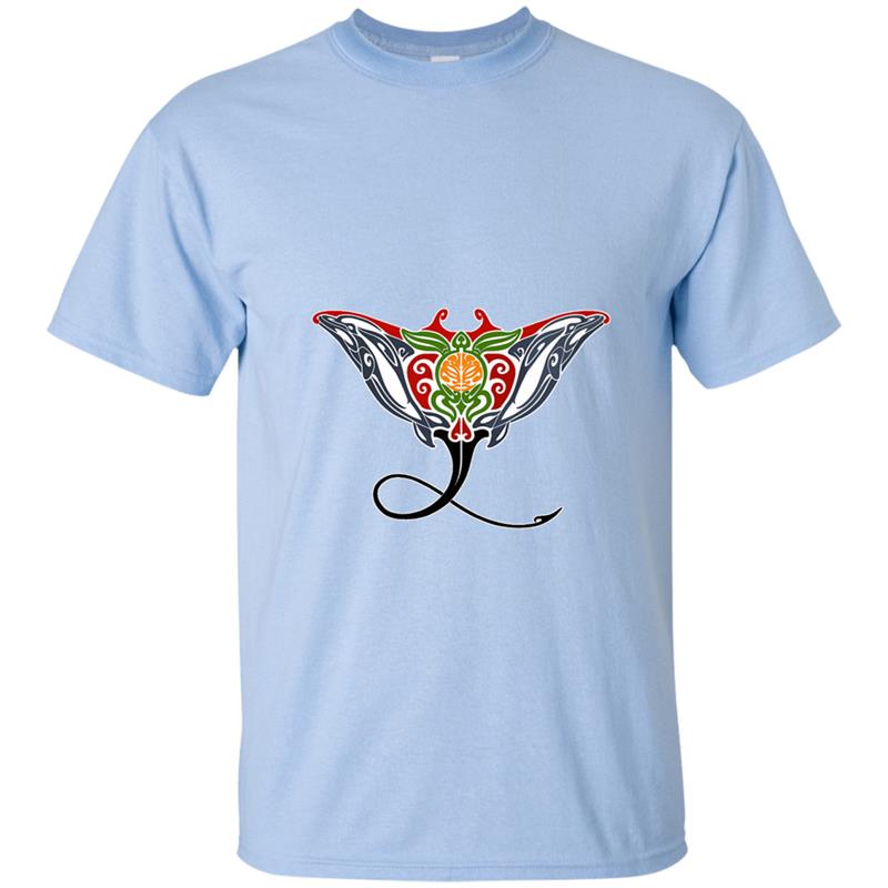 Sea Life Dolphin Turtle Manta Ray Premium T-shirt-mt