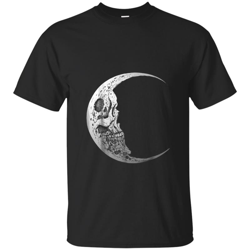 Skull Moon Skull  For Women Men T-shirt-mt