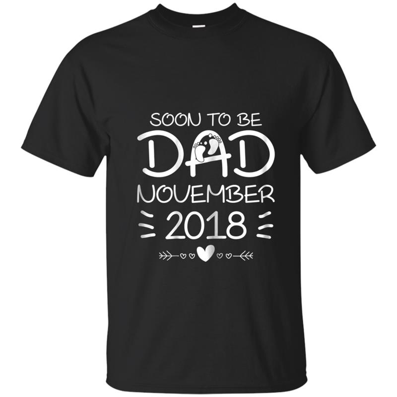 Soon To Be Dad November 2018  - Fathers 2018 Gifts T-shirt-mt