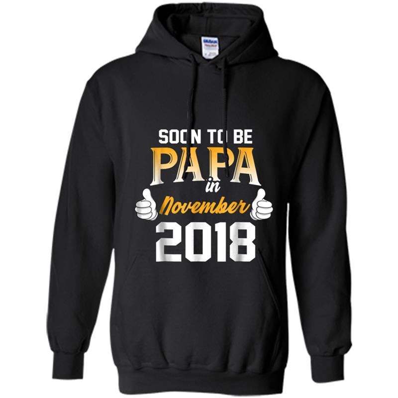 Soon To Be Dad November 2018  - Fathers Day 2018 Gifts Hoodie-mt