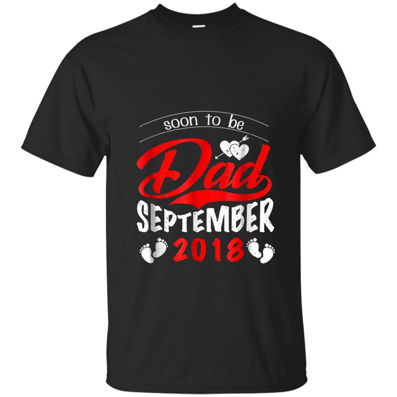 Soon To Be Dad September 2018 T-shirt-mt