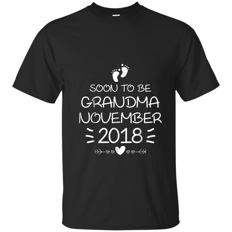 Soon To Be Grandma November 2018  - Grandma 2018 T-shirt-mt