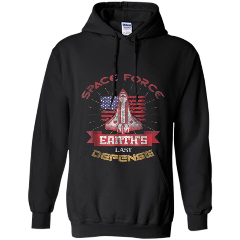 Space Force  USSF Military Space NASA Funny Trump Hoodie-mt