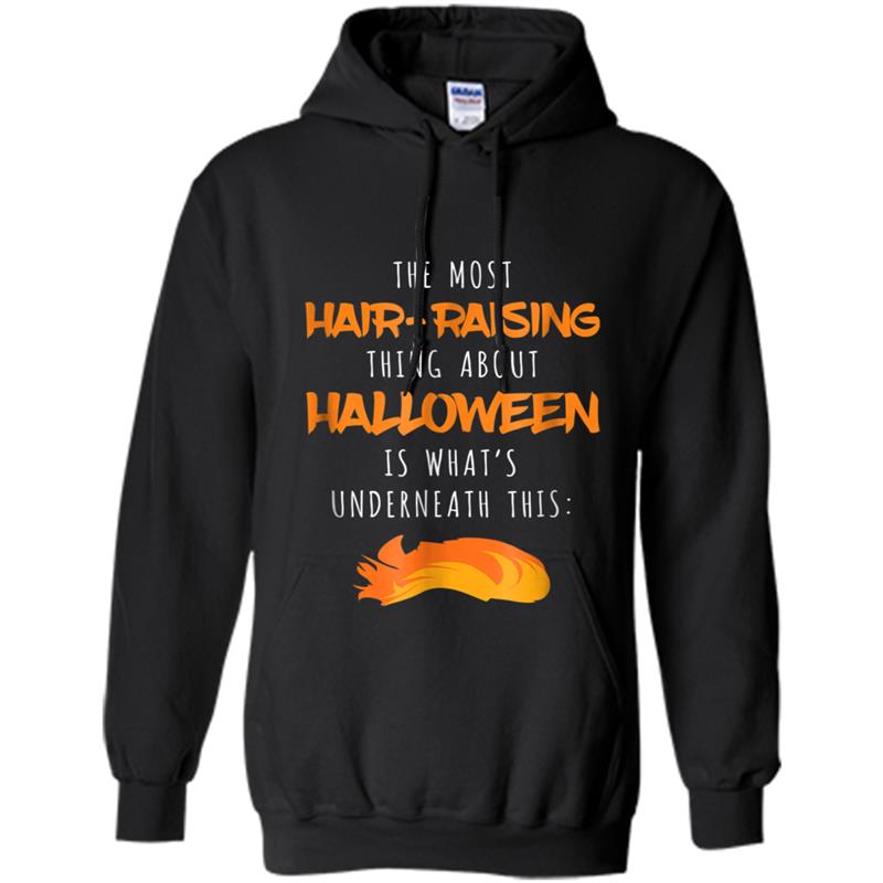 Spooky Hair-Raising Halloween Trump Hoodie-mt