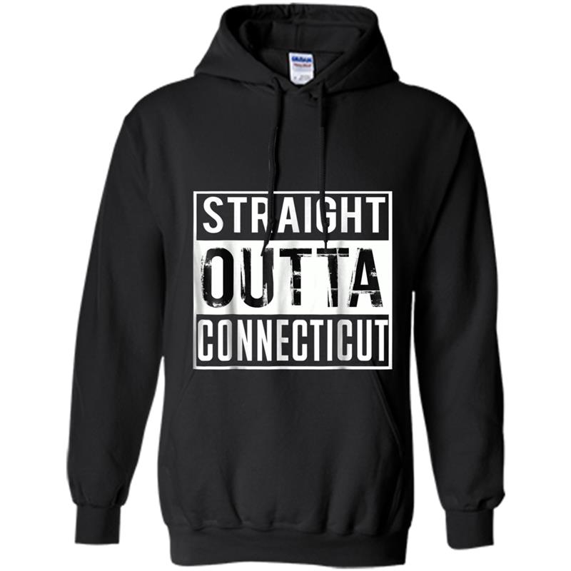 Straight Outta Connecticu Connecticut Hoodie-mt