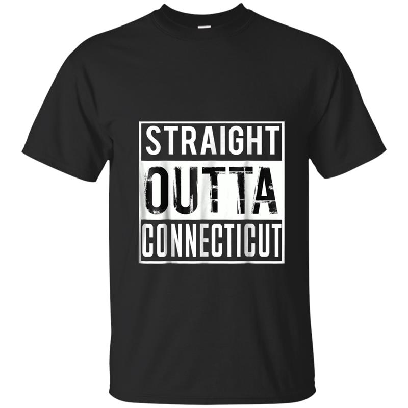 Straight Outta Connecticu Connecticut T-shirt-mt