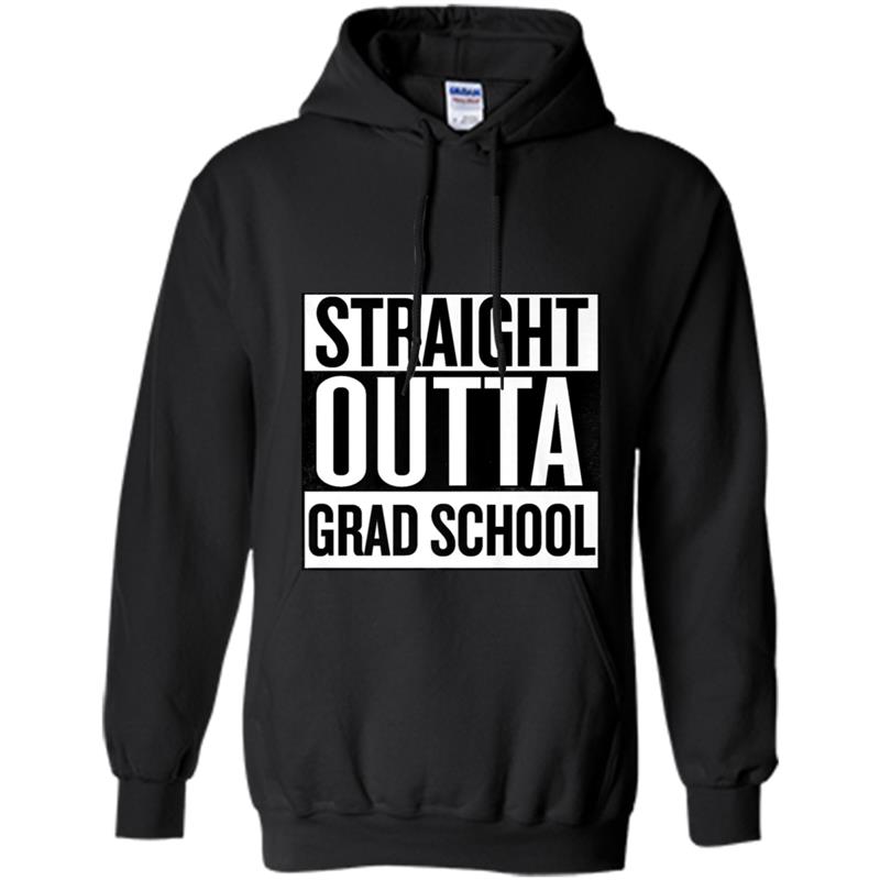 Straight Outta Grad School Hoodie-mt