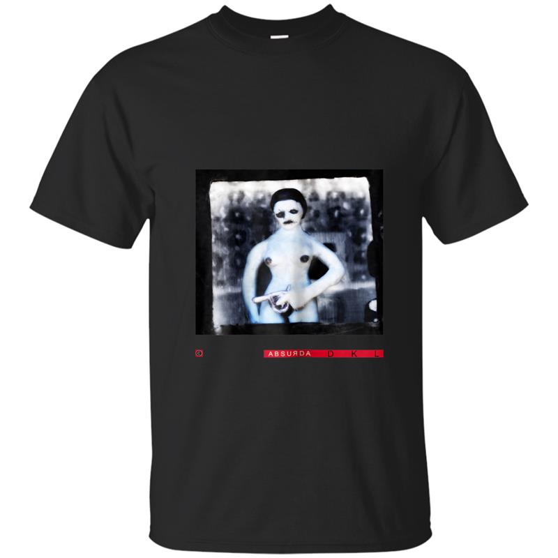 STUDIO DAVID LYNCH GIRL WITH GUN T-shirt-mt