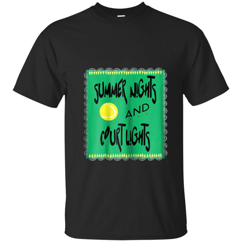 Summer Nights and Court Lights T-shirt-mt