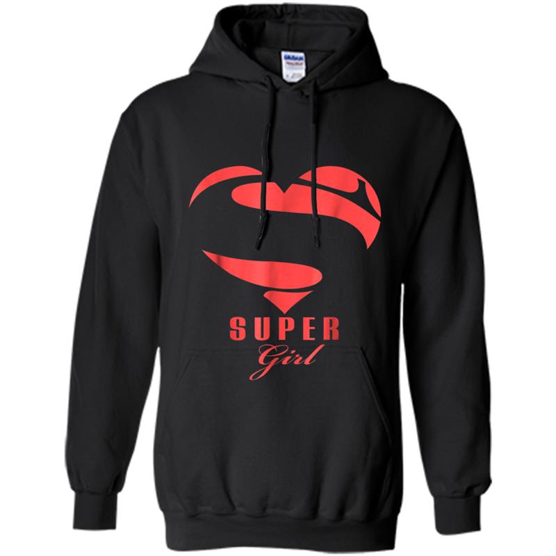 Super Girl Superhero Girl  Gift Mother Father Day Hoodie-mt