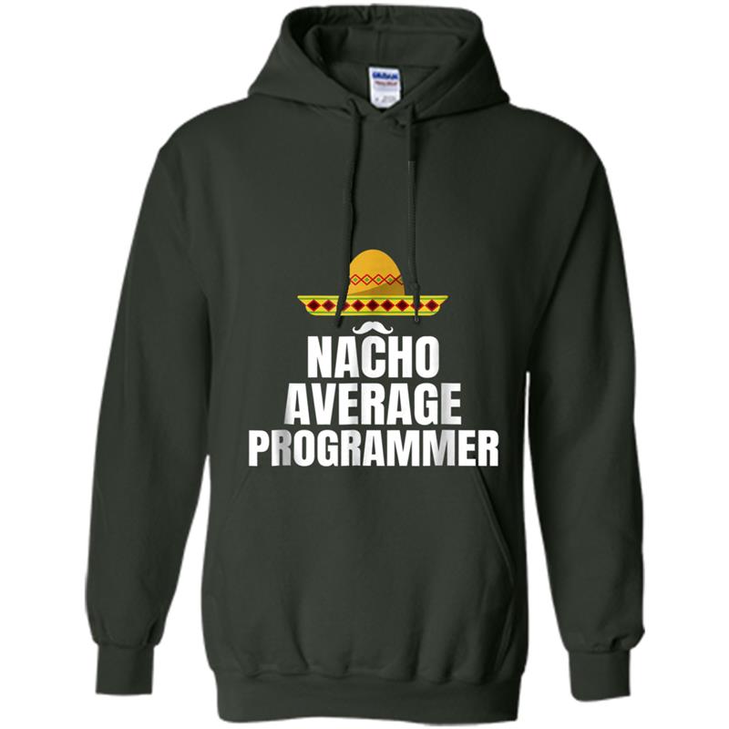 Super Nerd Inc. Nacho Average Programmer Funny Hoodie-mt