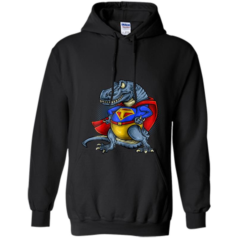 Super T-Rex Character Hoodie-mt