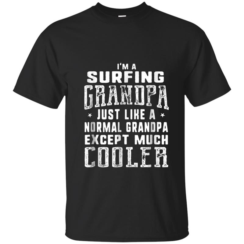Surfing Grandpa Like A Normal Grandpa Funny Men T-shirt-mt
