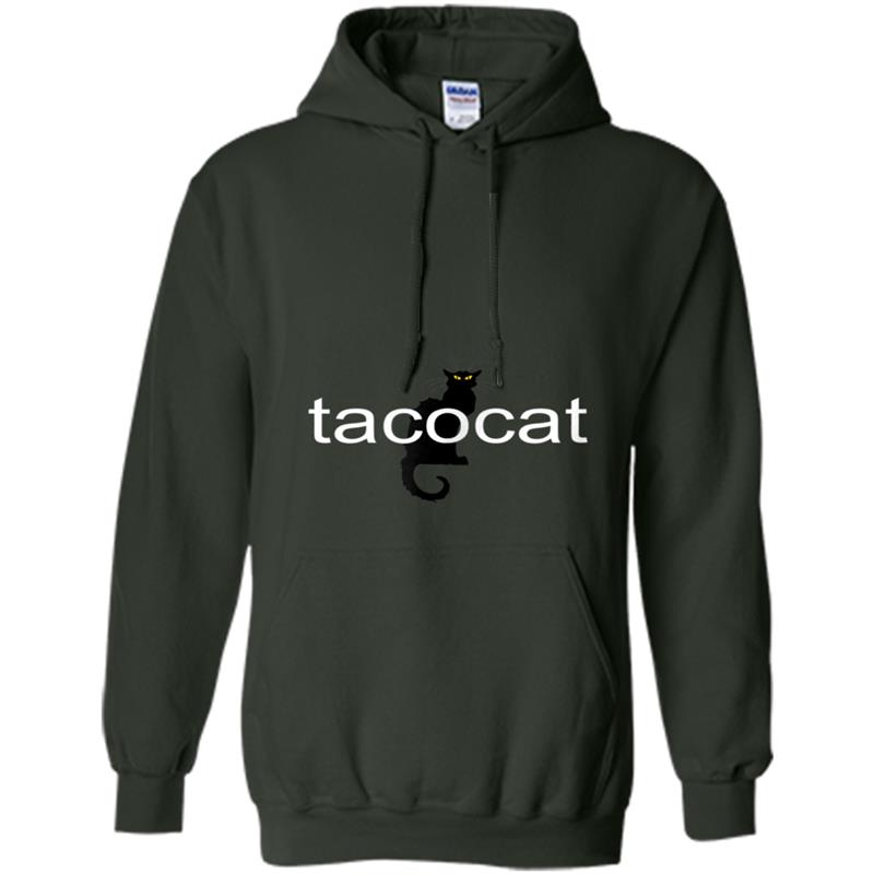 Tacocat Spelled Backwards is Tacocat  Taco Gift Idea Hoodie-mt