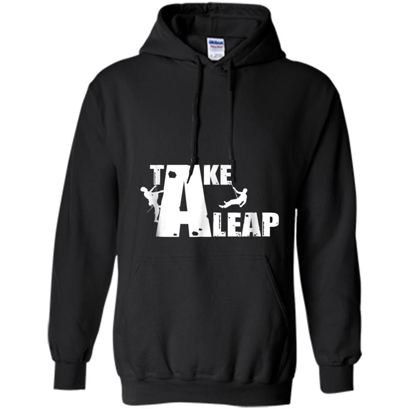 Take a forceful jump Hoodie-mt