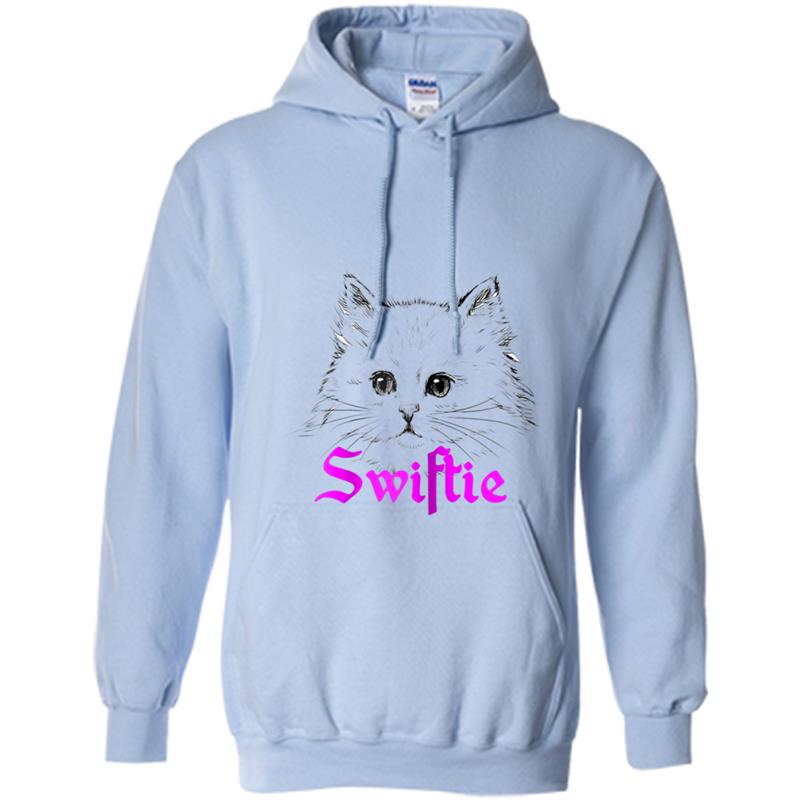 Taylor White Cat  Swift Cat For Swift Real Fans Hoodie-mt