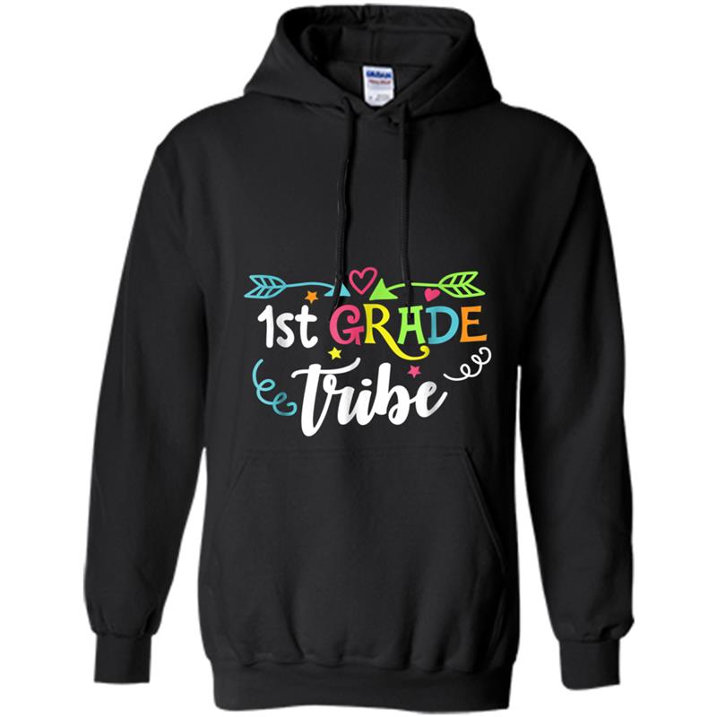 Teacher Grade Level  1st Grade Tribe 1st Grade Back To Hoodie-mt