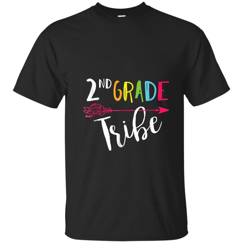 Teacher Grade Level  Second Grade Tribe T-shirt-mt