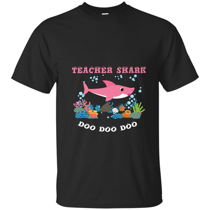 Teacher Shark Doo Doo Doo  Gift T-shirt-mt