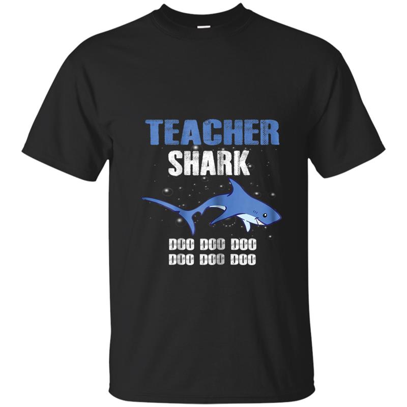 Teacher Shark Doo Doo Doo  Teacher Day Back to School T-shirt-mt
