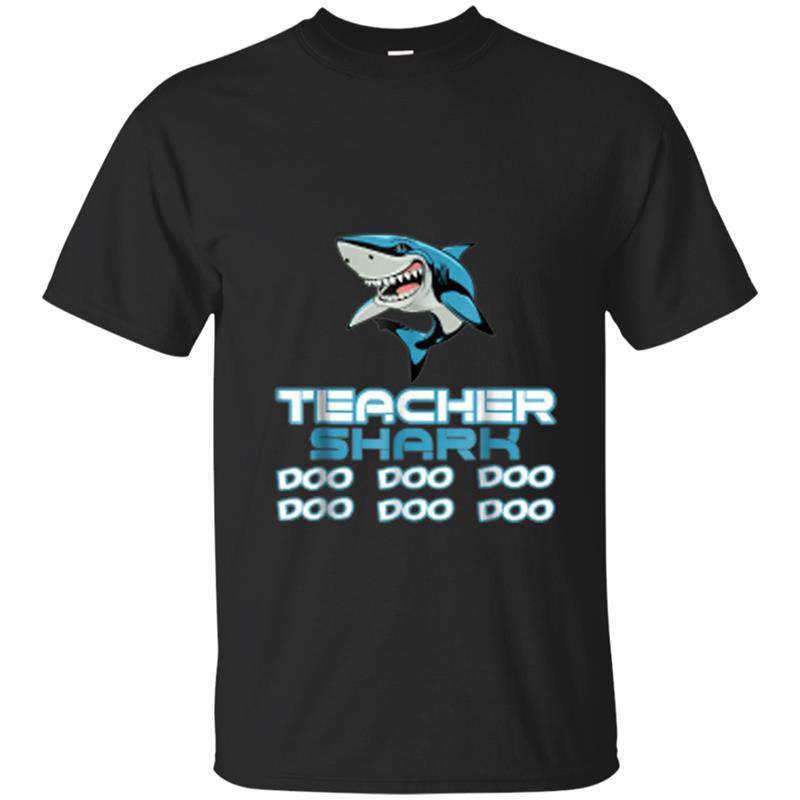 Teacher Shark , Fathers Day Gift from Wife Son T-shirt-mt