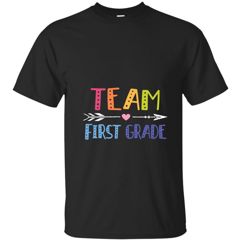 Team First Grade Teacher Cute Gift T-shirt-mt