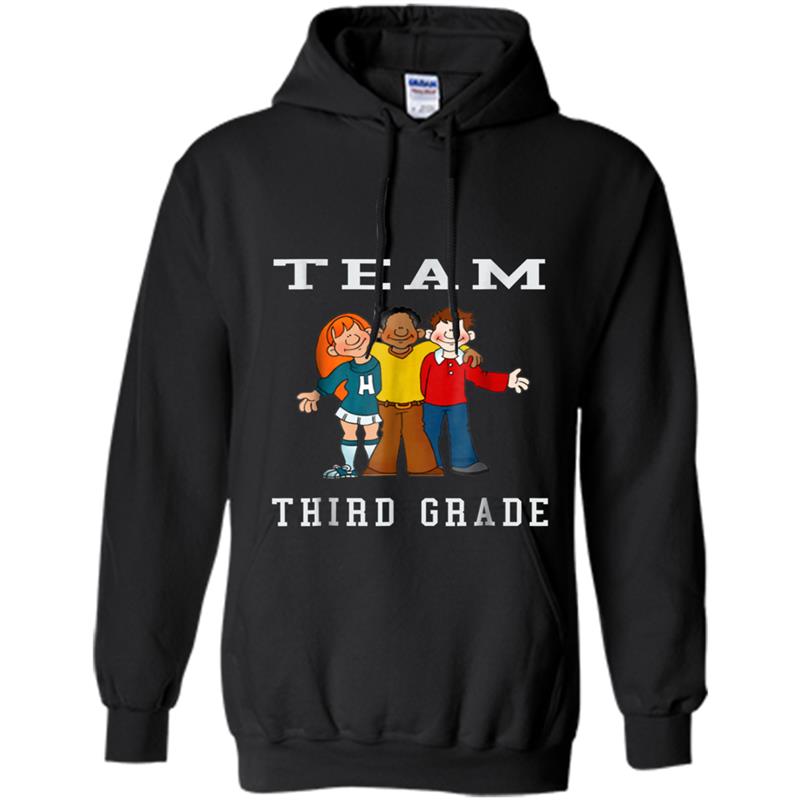 Team Third 3rd Grade Back to School Teacher Gift Hoodie-mt