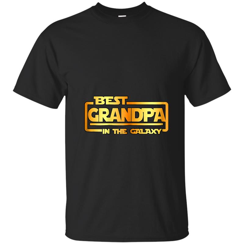 The best Grandpa in the galaxy T-shirt-mt