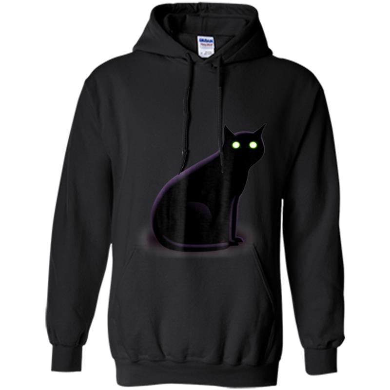 The Creepy Black Cat Hoodie-mt