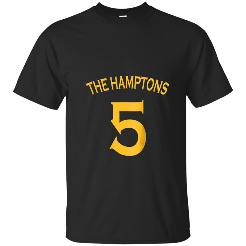 The Hamptons Five Back Number  in Warriors Gold T-shirt-mt