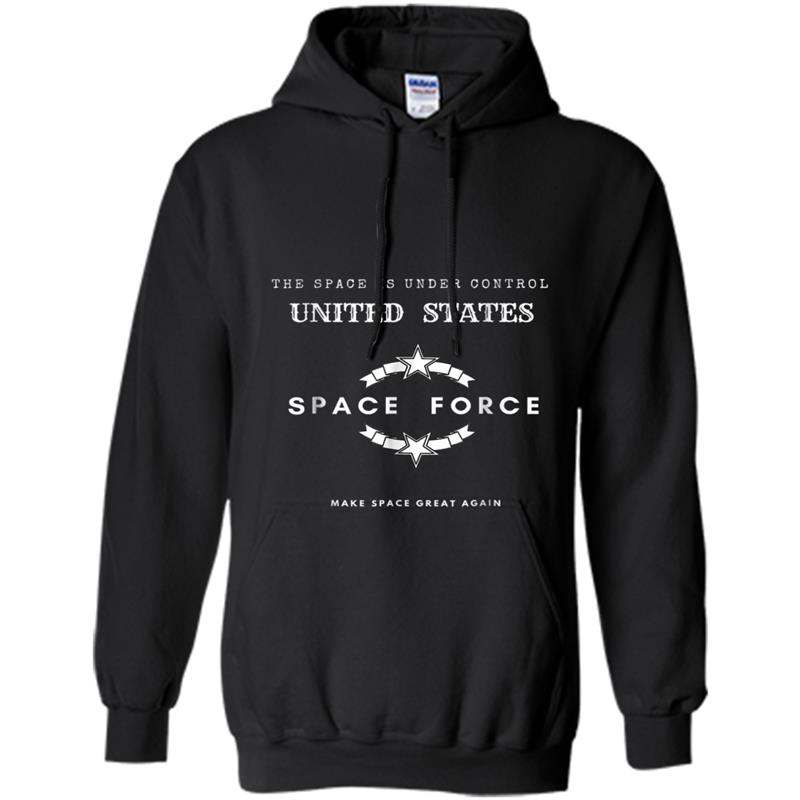 The space is under control- US Space Force Cadet Hoodie-mt