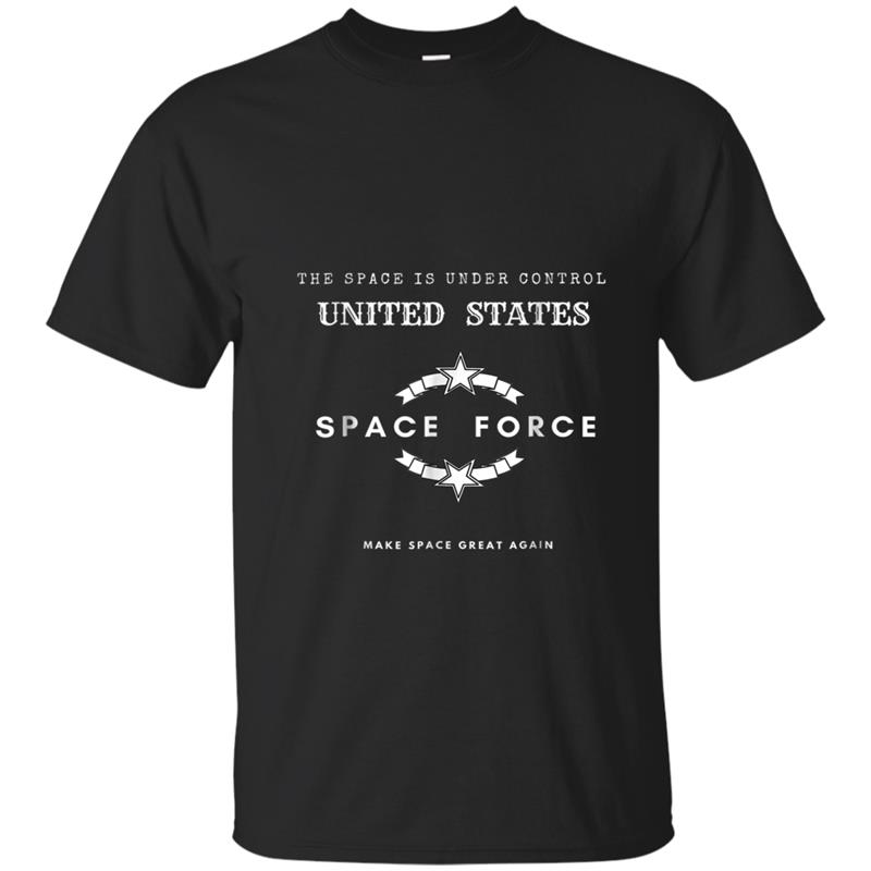 The space is under control- US Space Force Cadet T-shirt-mt