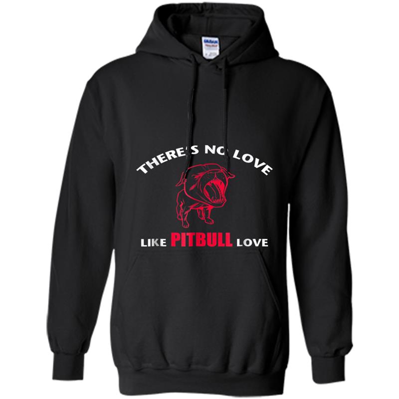 THERE S NO LOVE LIKE AND LOVE PITBULL Hoodie-mt