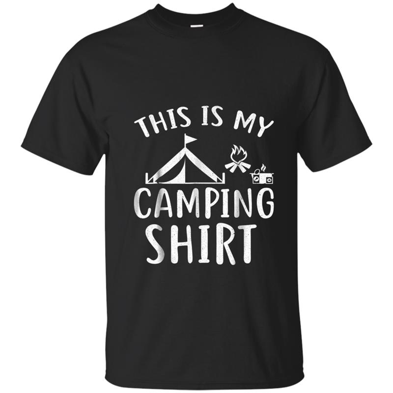 This Is My Camping  Funny Camper Gift Idea T-shirt-mt