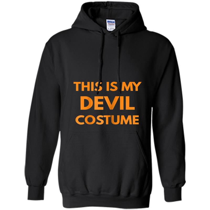 This Is My Devil Costume  - Halloween Holiday Hoodie-mt