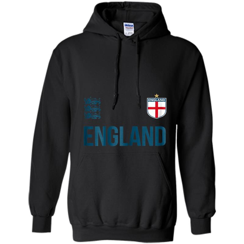 Three Heraldic Lions  - England 2018 Cheer Jersey Hoodie-mt