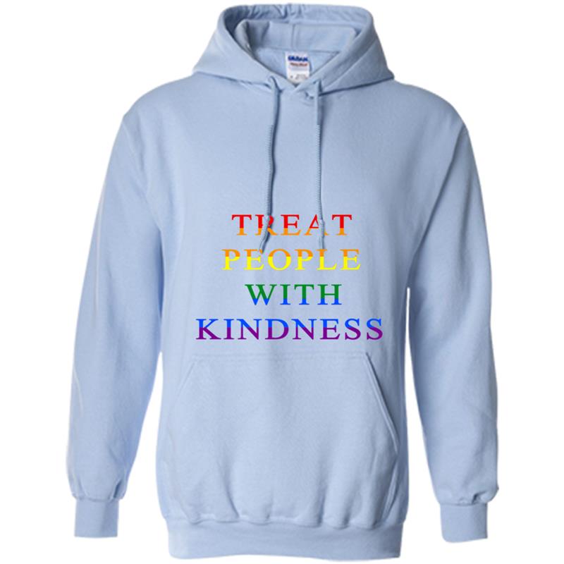 Treat People With Kindness LGBT Pride Premium Hoodie-mt