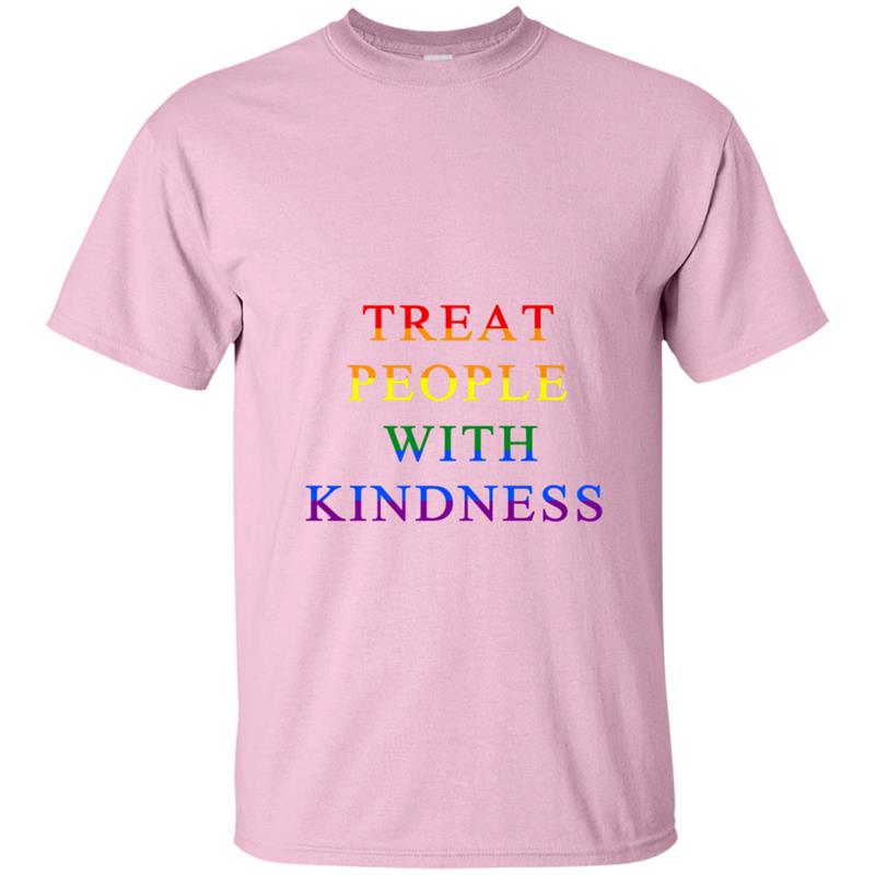 Treat People With Kindness LGBT Pride Premium T-shirt-mt