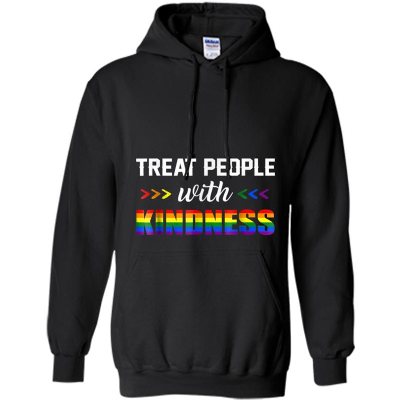 Treat People With Kindness  LGBT Pride Gift Tee Hoodie-mt