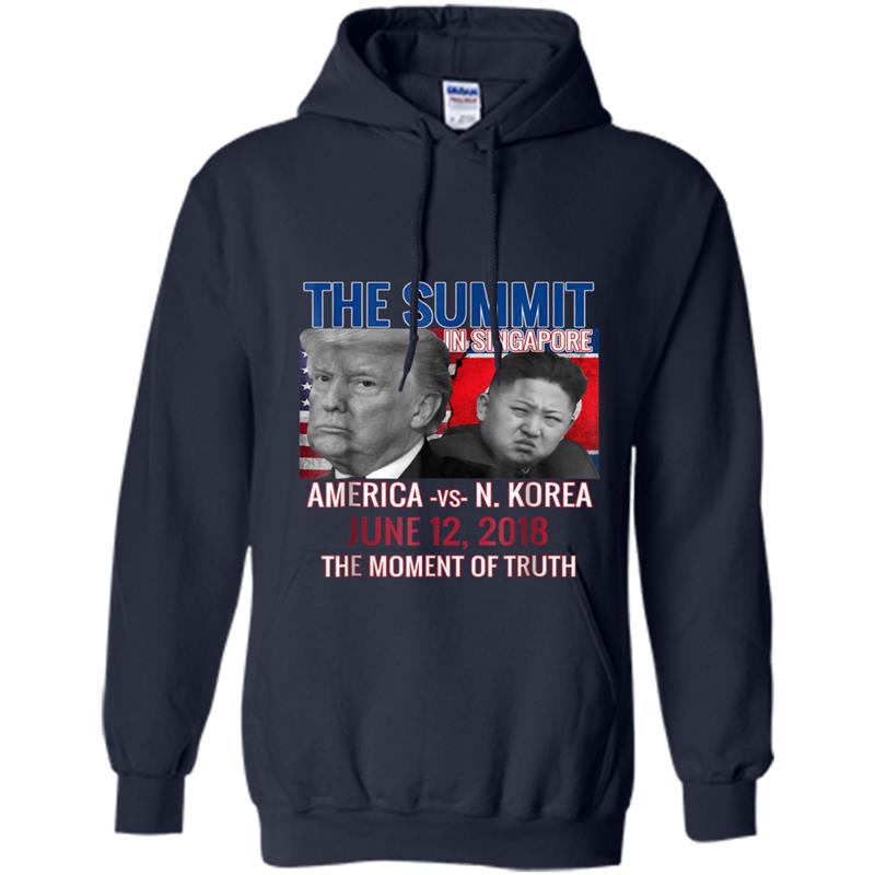 Trump Jong Un Summi-USA N. Korea Singapore June 12 Hoodie-mt