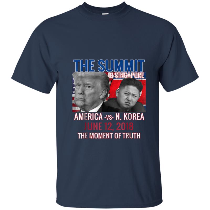 Trump Jong Un Summi-USA N. Korea Singapore June 12 T-shirt-mt